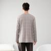 Fenteng Men's 100% Cotton V-Neck Long-Sleeve Loungewear Set