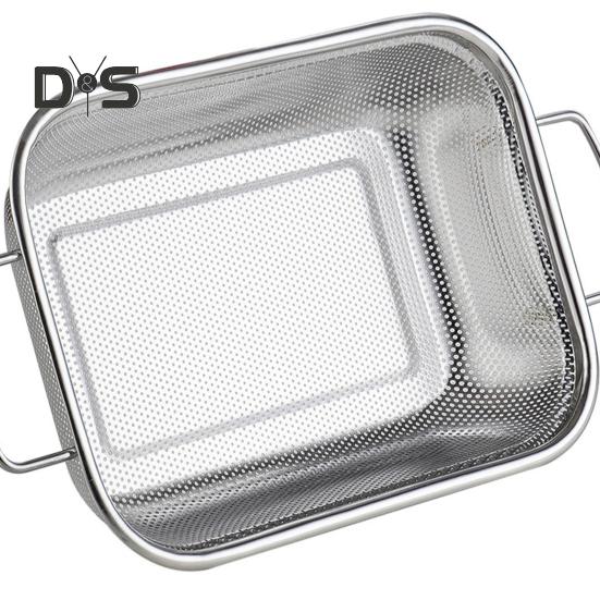 Drain Basket Pasta Strainer with Handle Large Capacity Rust-Resistant Dishwasher Safe Rice Noodle Filter Kitchen Colander