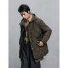 GXG Men's False Two-Piece Hooded Mid-Length Down Jacket
