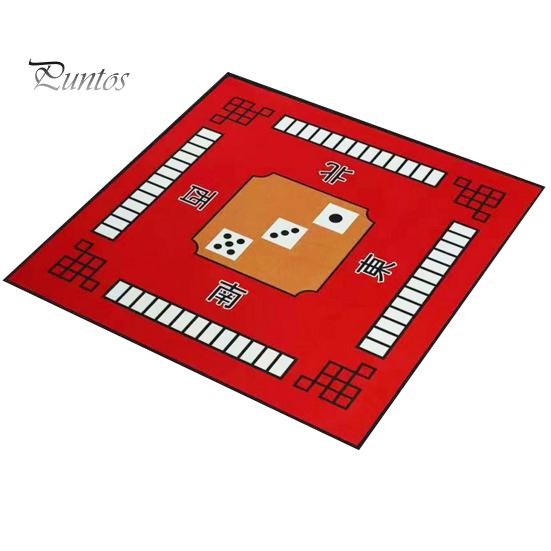 

Износостойкий, прочный, водопоглощающий, моющийся коврик для маджонга, коврик для покера из ткани для маджонга, игровое использование красный