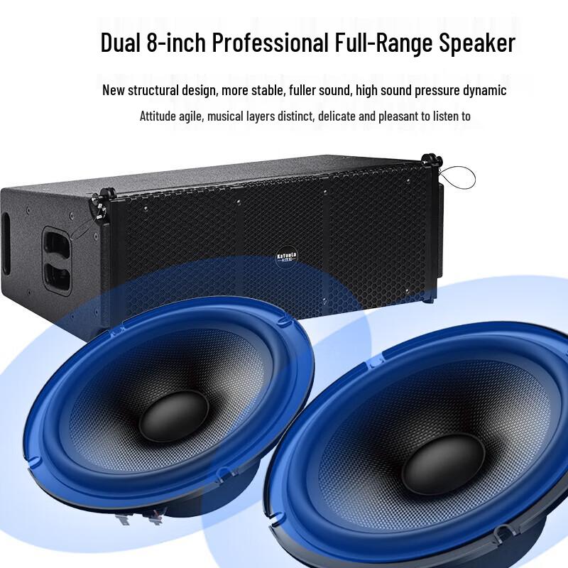 KaYouLa XZ-208A Professional Dual 8-inch Full-range Speaker