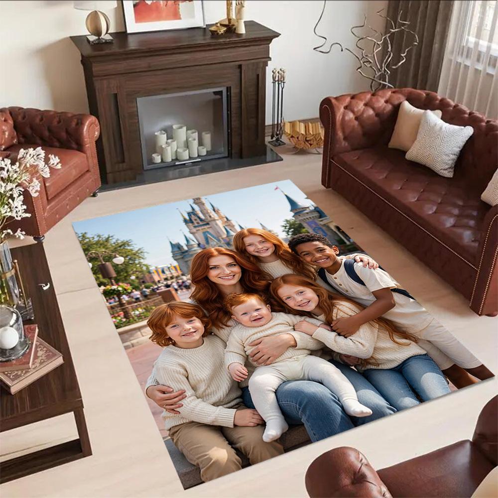 Customize Photo Customize picture Floor Rug Office Rug Design for Dormitory Hallway Outdoor Foyer Anti-slip Rug Decorate Offices