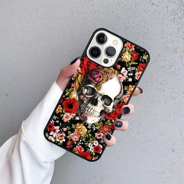 DIAMOND SKULL Phone Case Cover For iPhone 17 Air 15 16e 14 13 Pro Max 12 11 Pro Max Max Plus