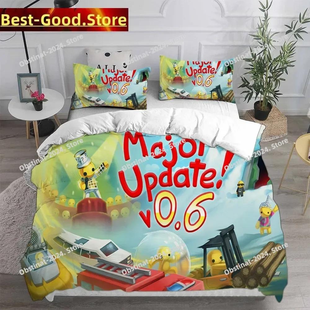 Povlak na peřinu Ložní soupravy Wobbly & Life Jednolůžko Twin Plné Velikost Queen King Prošívaná přikrývka Anime Potah na postel Sada povlaků na polštáře