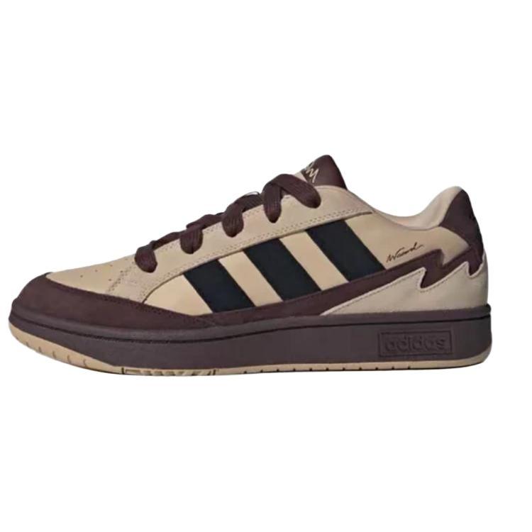 adidas Neo W Card Comfortable Casual Low-Top Skate Shoes Unisex Sneakers Khaki Brown IH0964
