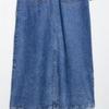 2025 Spring/Summer Women's Casual Denim Dress - Long-Sleeve, Single-Breasted, Lapel Design