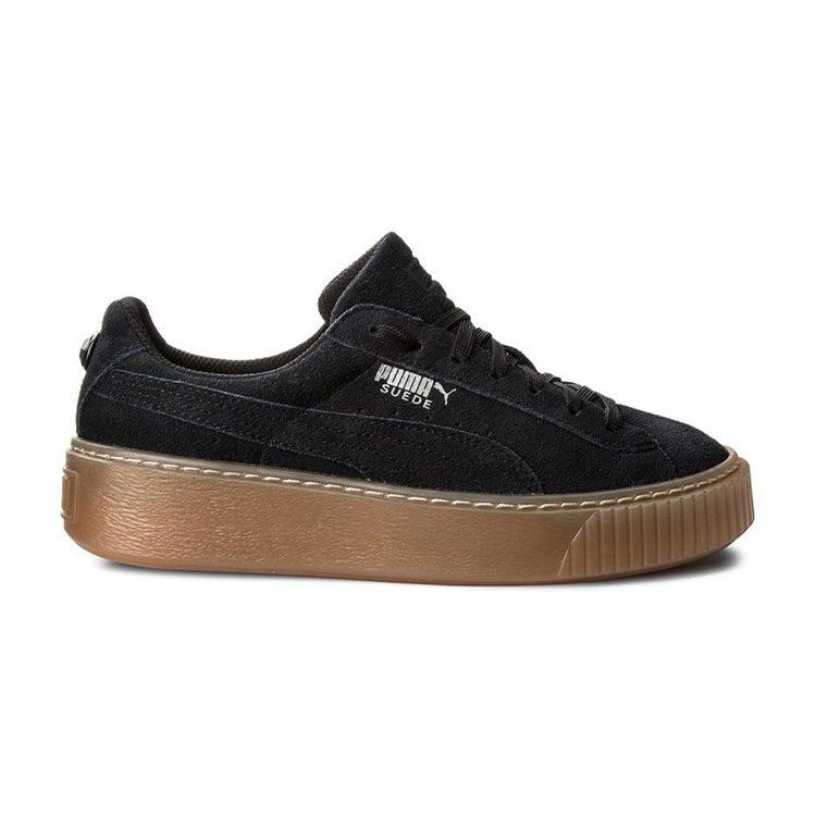 PUMA Vikky Platform Jewel Sports Low top Kids' Skateboarding Shoes Black Teenagers 365131-03