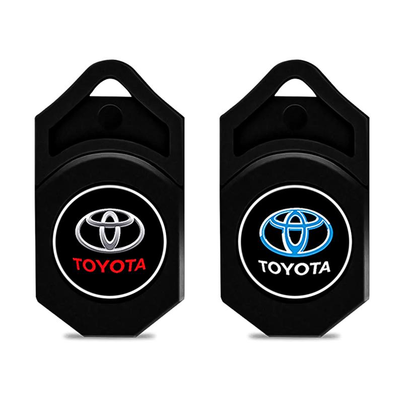 1/2PC Wireless LED Car Door Welcome Laser Projector Logo Ghost Night Light For For Toyota GR Gazoo Racing Logo YARiS Car Styling