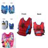 Muskel-flytevest for barn for vannaktiviteter, tegneserieprint, polyesterstoff
