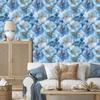 Ink Blue, Azure, Gray and Turquoise Wallpaper 50x1000