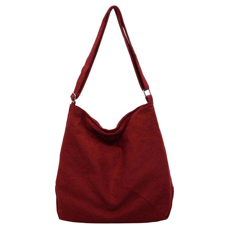 Canvas Bag Women s Large Capacity Shoulder Bag Commuter Crossbody Bag