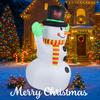 7.22FT Yard Party Decoration Inflatable Snowman Hat Scarf Toy LED Light Xmas Home Supplies Ornaments Christmas Holiday Gifts