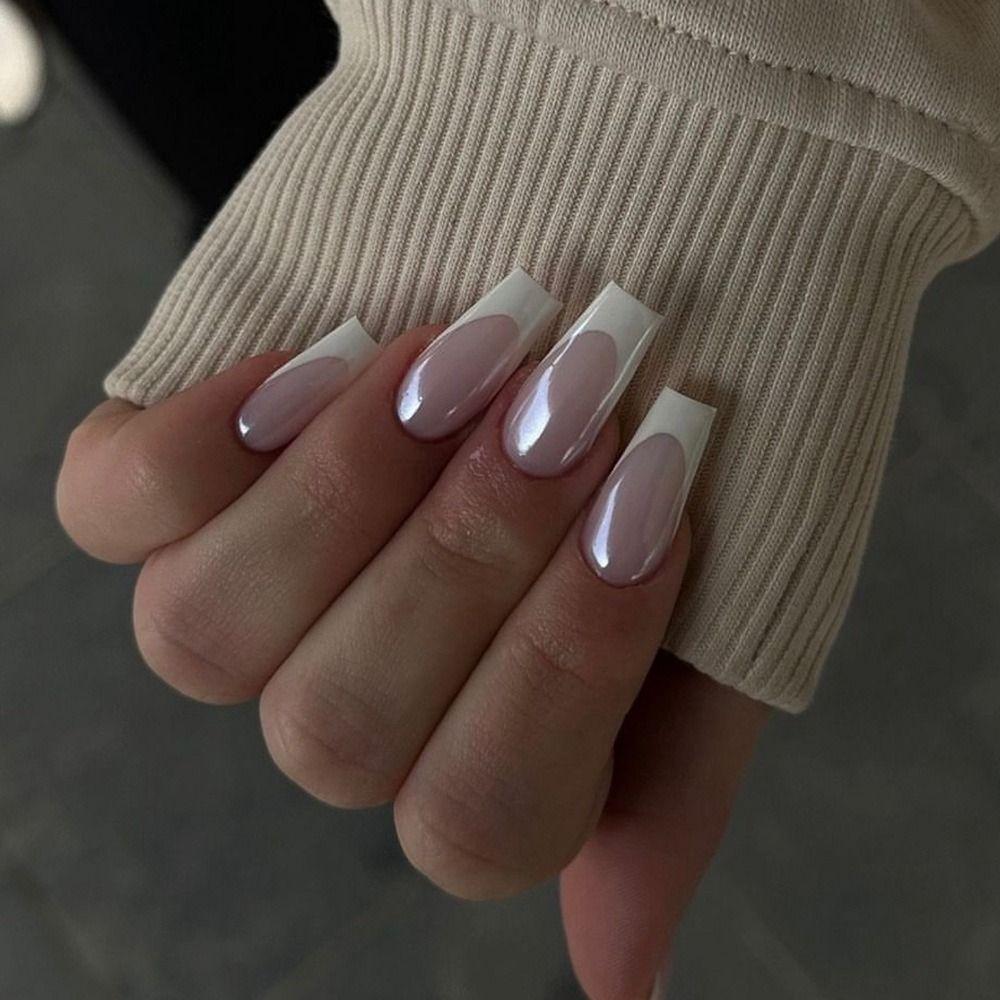 

Gold Heart Starburst Fake Nails French Press on Nails New Nail Tips Women Girls JP3259