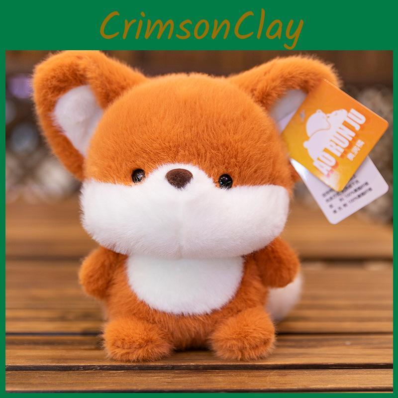Mini Fox Cute Doll With Plush Pp Cotton Filling Very Suitable Room Decoration
