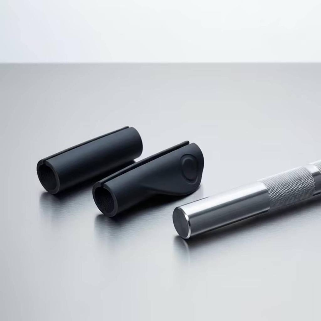 2 Pieces Barbell Grip Attachment Ergonomic Bar Contoured Fitness Equipment