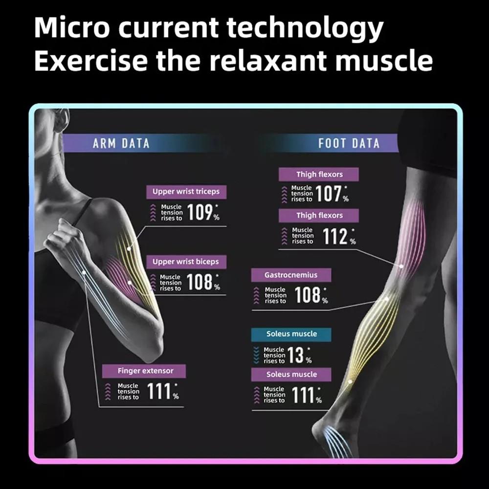 Household EMS Foot Massager Pad Wireless Remote Control Leg Arm Muscle Microcurrent Stimulation Massage Therapy Machine