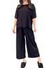 And Smooth Ice Cool To the Top and Bottom Short Long Cute L [Ranmy Stage] [Cool Pajamas] Women's Pajamas, Silk, Loungewear, Touch, Set, Sleeves,
