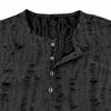 Men's Short Sleeved Shirt Men's 4-button T-shirt Casual Top