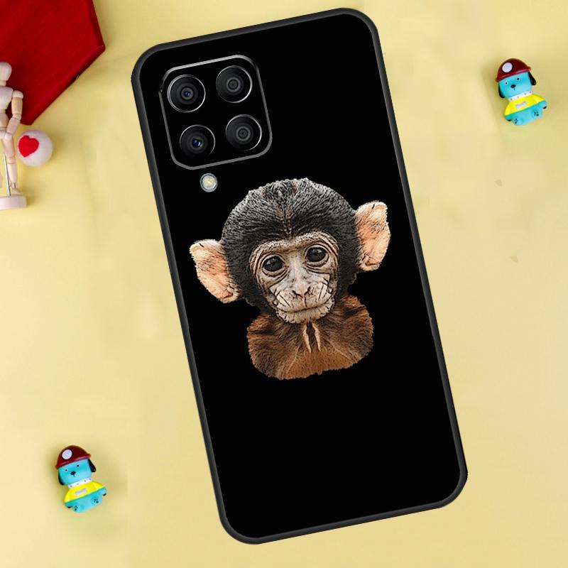 Monkey Gorilla Ape Baby Case For Samsung Galaxy M33 M15 M55 M31 M13 M12 M14 M06 M16 M36 M56 M53 M32 M52 M35 M34 M54