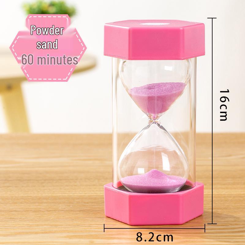 45-Minute Drop-Proof Hourglass Timer for Kids - Toothbrushing and Time Management Tool