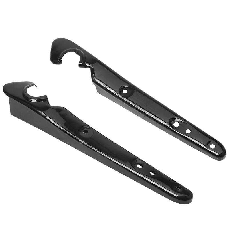 Gloss Black Motorcycle Rear Fender Strut Covers Mudguard Turn Signal Support Bracket For Harley Sportsters XL 883 1200 48 72