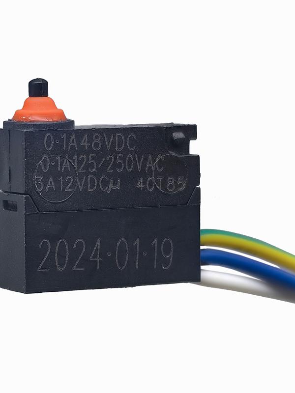 Waterproof IP67 Built-in Resistor Wiring Harness Micro Switch for New Energy Charging Gun