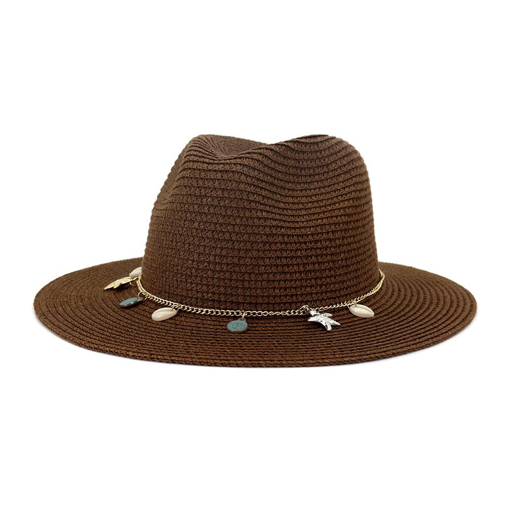 Quasten Cowgirl Sommer Strohhut Für Männer Frauen Sonne Strand Hut Frauen Jazz Panama Hüte Fedora Breiter Krempe Sonnenschutz kappe