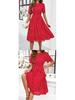 European & American Women's Polka Dot Casual Lace-up Long Dress - Spring & Summer Collection