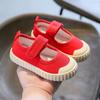 New Spring Non-leather Casual Shoes for Girls Flat Heel Children Canvas Shoes Toddler Girl Sneaker School Footwear H02231