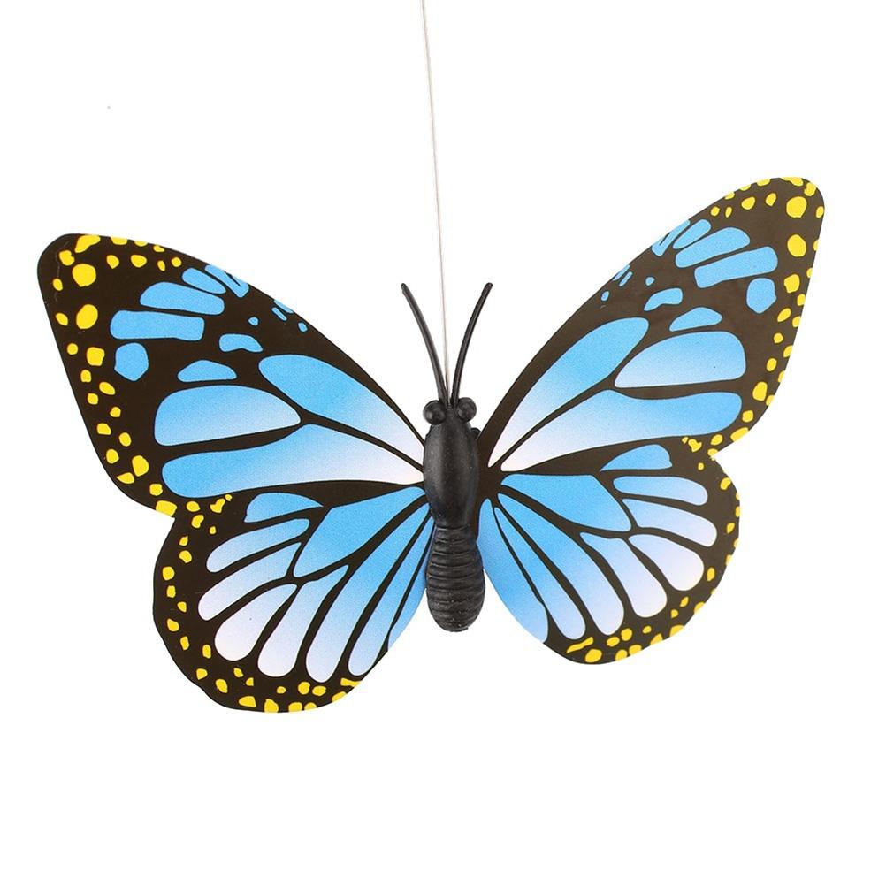 Pet Cat Electric Rotating Toy Funny Plastic Butterfly Animal Toys Pet Interactive Training For Cats