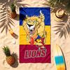 Brisbane Lions (5) Thema Strandtuch Sandabweisend Weich Und Bequem Geeignet Für Den Pool Camping Yoga Und Tauchen Ein Reise-Essential