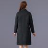 Women's Double-Faced Wool Camel Hair Coat - Autumn/Winter Style, Middle-Aged Mother's Loose, Slimming, Elegant Overcoat