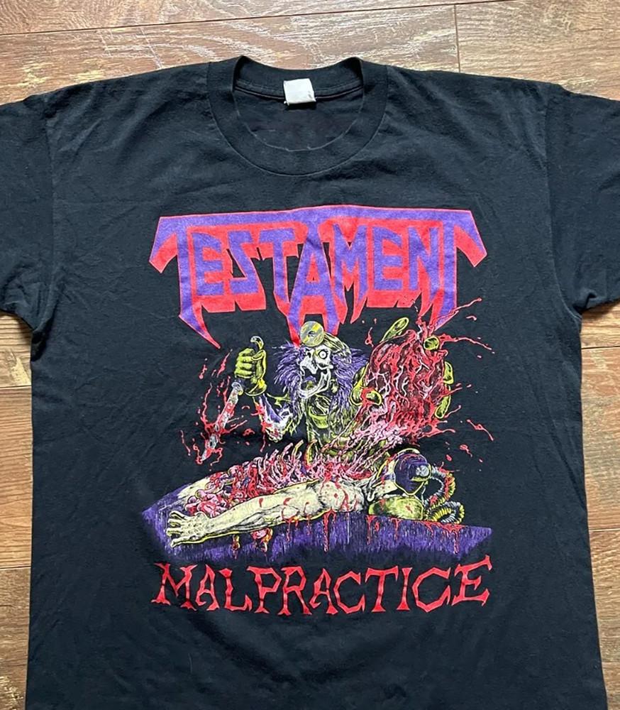 

Rare Testament 1990 Tour Band Gift For Fan All Size S to 5XL T shirt Unisex T-Shirt XXXXL