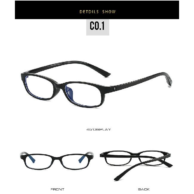 Elegant anti-blue light glasses, ultra-light reading glasses, small frame, plain lenses, for a natural, no-makeup look, suitable for both men and