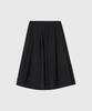 Lugkaeseuteu Emily Midi Flare Skirt_Black