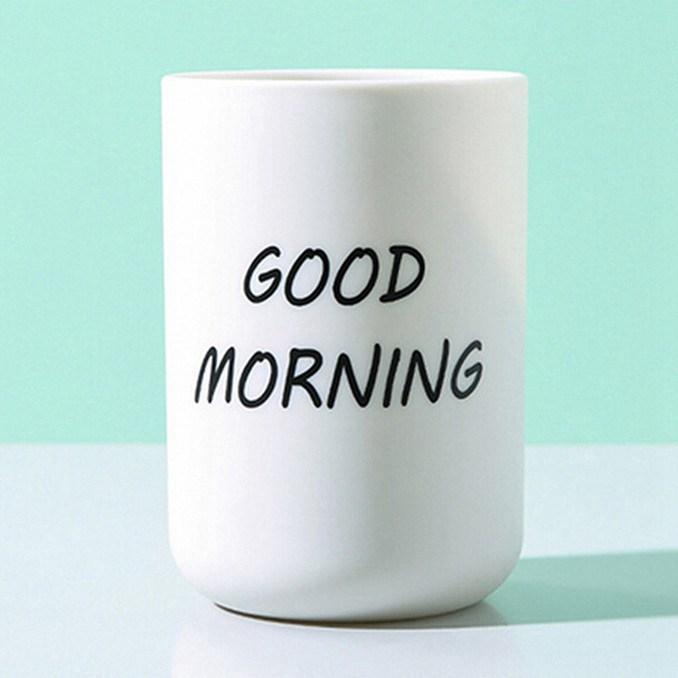 

Домашняя креативная чашка для рта для пары, простая дорожная портативная чашка для мытья, пластиковая утолщенная чашка для зубной щетки белый