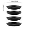 4Pcs 20cm Lightweight Unbreakable Wheat Straw Plates Deep Dinner Plate for Kids Toddler Adult Dishwasher Microwave Safe
