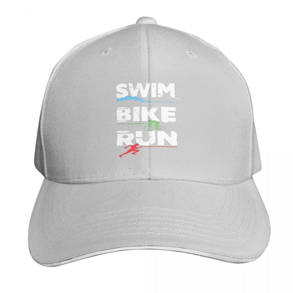 Triathlon Swim Bike Run Athlete Cap Fashion Casual Baseball Caps Adjustable Hat Hip Hop Summer Unisex Baseball Hats