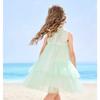 Montagut Kids' 2026 Summer Girls' Spliced Mesh A-line Dress