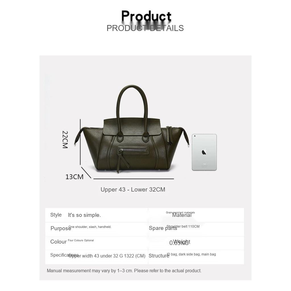 Xeie Thuk Shoulder Bag Women Faux Leather Multi Compartment Office Daily