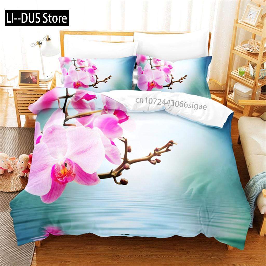 

Flowers Roses Bedding Set Duvet Cover Set 3d Bedding Digital Printing Queen Size Bedding Set Fashion Design EU Single(135*200cm)3pcs