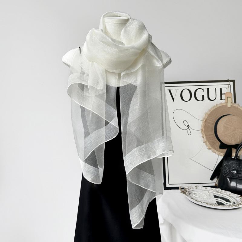 Mulberry Silk Scarf Spring And Autumn Thin Celebrity Style Silk Scarf Shawl Scarf Silk Scarf Women
