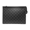 [Pre-Owned] Pochette Voyage MM 'Black Damier Graphite Canvas' - Very Good #HGF4N7