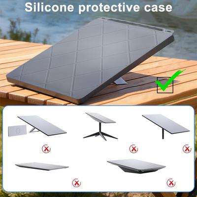 Silicone Protective Case for Starlink Mini Rocks Hail UV Impact Resistant Waterproof Outdoor Dish Antenna Protector Cover Sleeve Shell