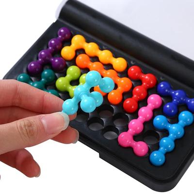 120 Utmaning IQ 3D Spel Barns Logiska Tänkande Visdom Magiska Pärlor Snabbt Förvandla Pyramidpärlor Montessori Leksak Gåvor