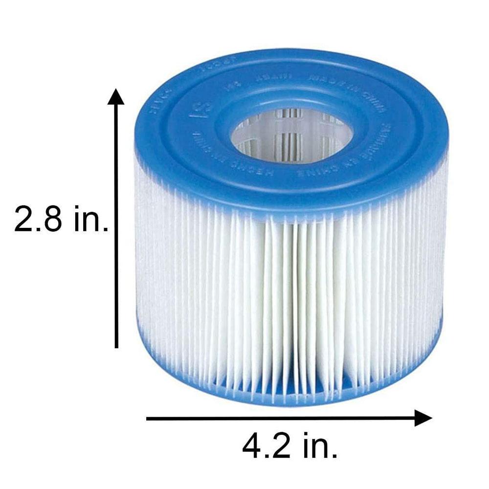 PETG Material Intex PureSpa Type S1 Swimming Pool Filters Cartridge for 29001E PureSpa Swimming Pool Tool