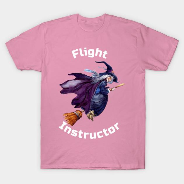 T Shirt Women Witch Flight Instructor Harajuku Print Kawaii Tshirt Summer Short Sleeve Female T-Shirt Top Tee