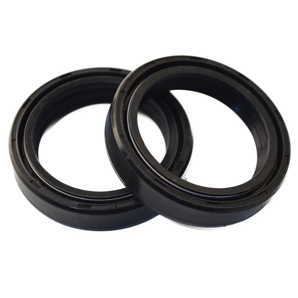 AHL Front Fork Seal 2 Pack 37x49x8/10.5mm Suitable for Kawasaki ZX750 GPZ 1983-1985 / Honda VFR400 NC21 1985-1987