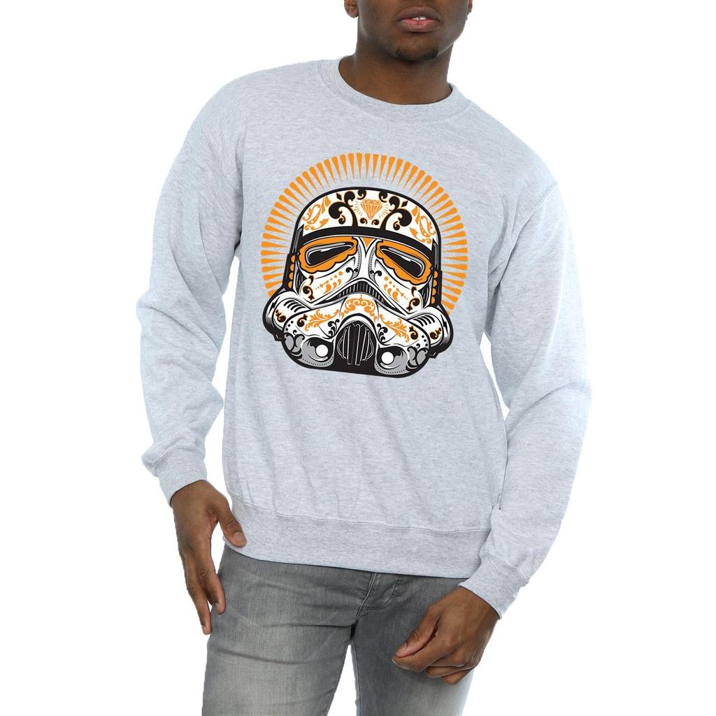 STAR WARS Mens Stormtrooper Dia De Los Muertos Sweatshirt