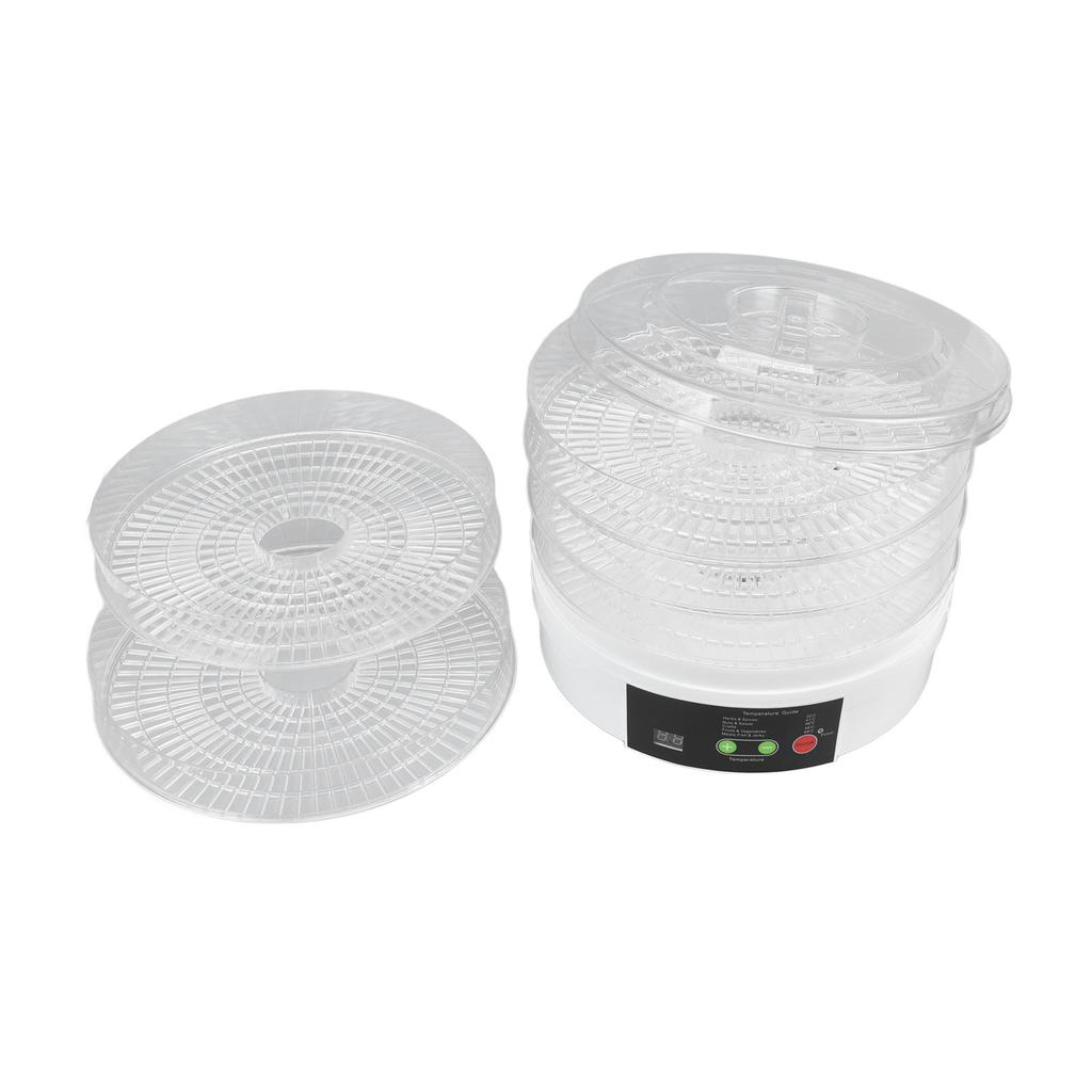 Food Dehydrator Food Grade 350W 50Hz 5 Trays Knob Control Electric Food Dryer Machine with Lid for